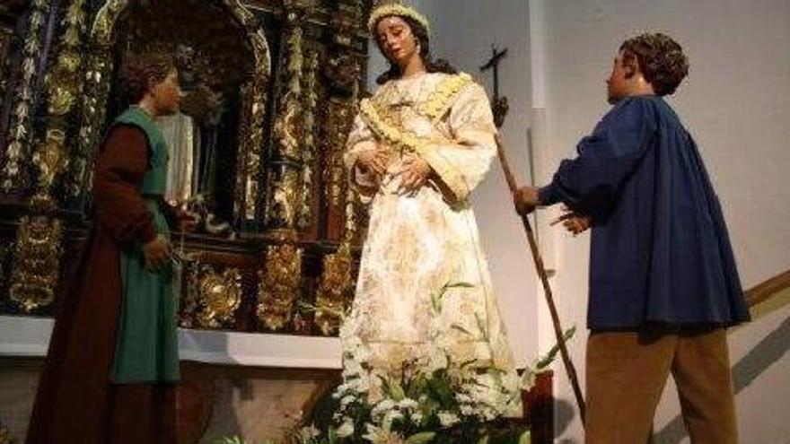 La Virgen de la Saleta, recuperada para el culto en San Andrés