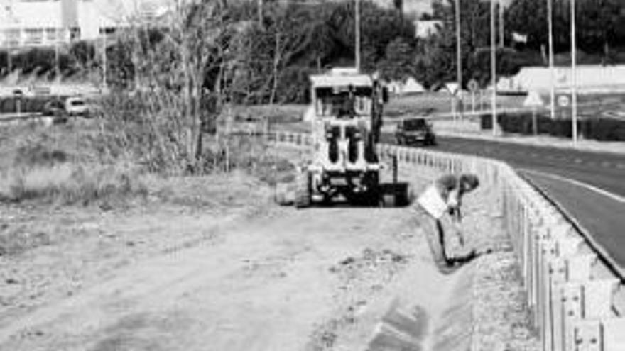 Empiezan las obras del carril bici, que unirá el ferial con Los Castellanos