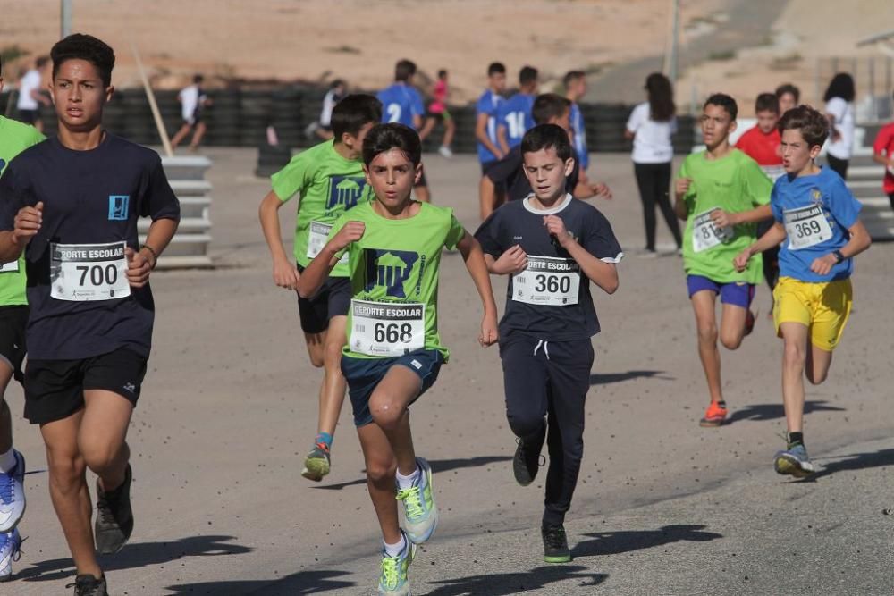 Cross Escolar Cartagena en el Circuito de Velocida