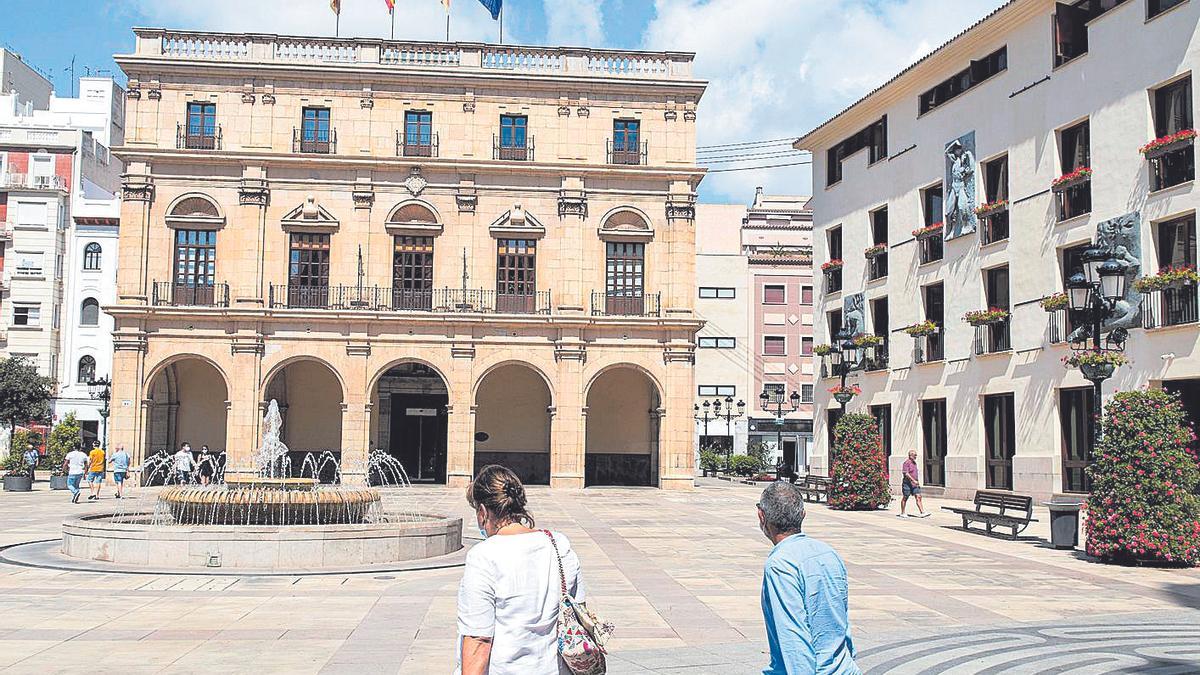Edificio del Ayuntamiento de Castelló, en la plaza Mayor.