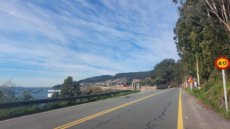 Obras en la senda de Palmás en Domaio. |   // G.N.