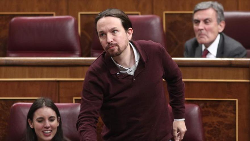 El secretario general de Unidas Podemos, Pablo Iglesias.