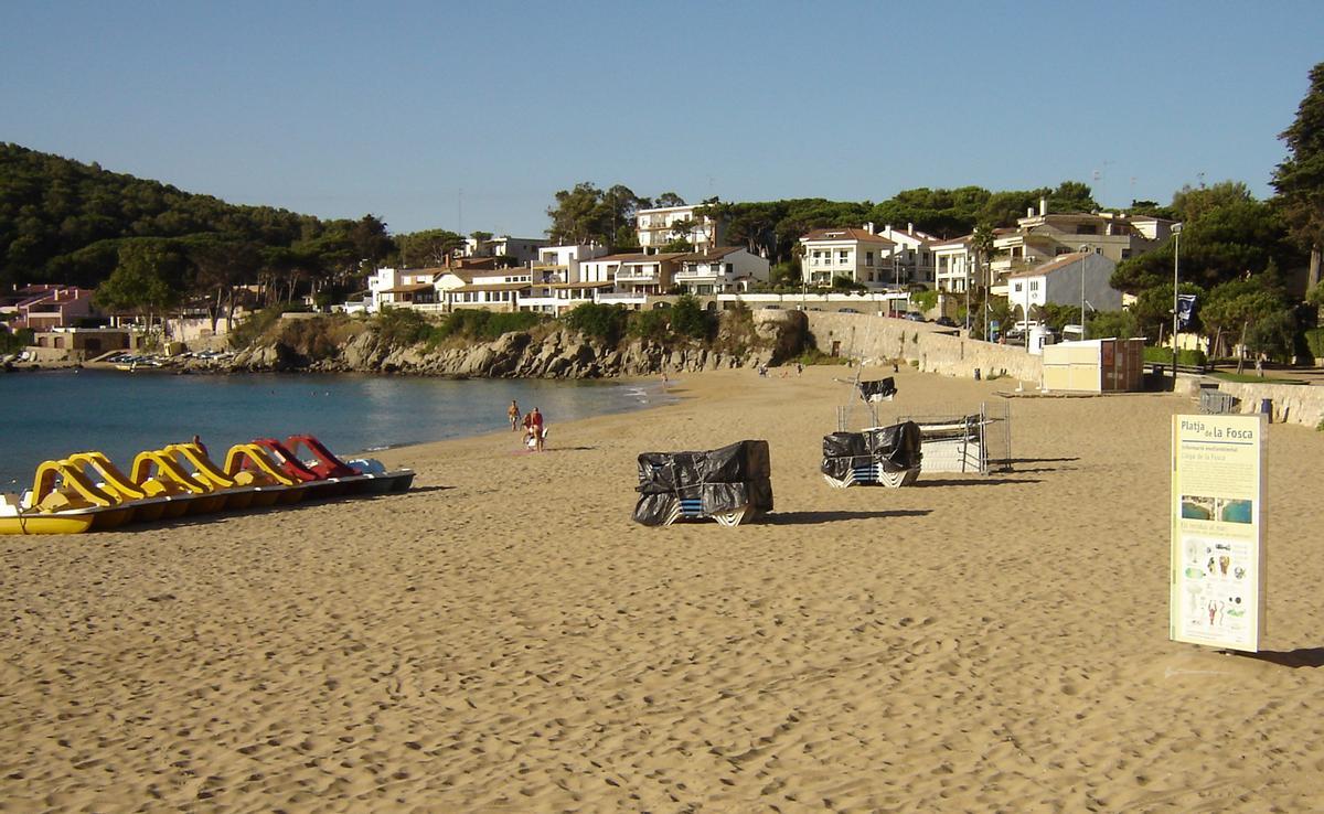 Una de les platges de Palamos, en una imatge d'arxiu.