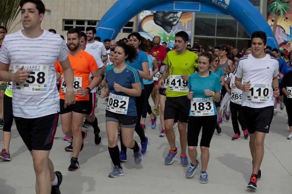 Imágenes del momento del inicio de la carrera