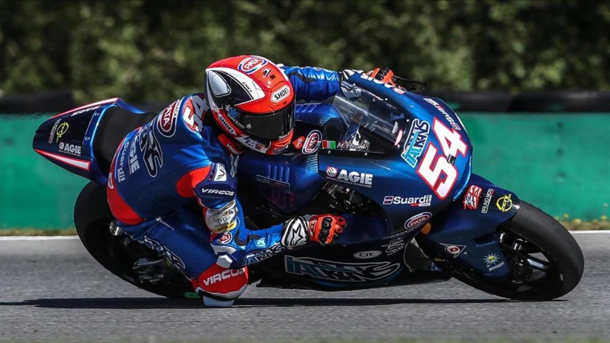 Pasini, tercera pole consecutiva en Moto2