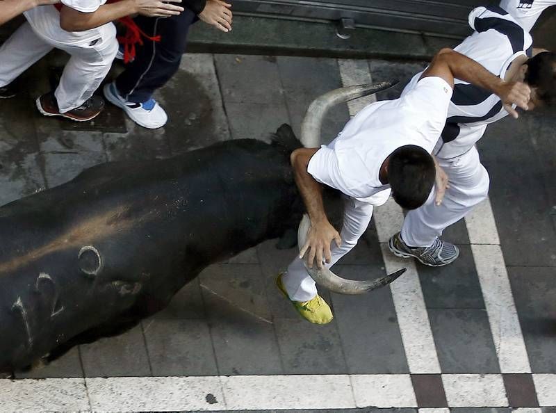 Fotogalería del tercer encierro