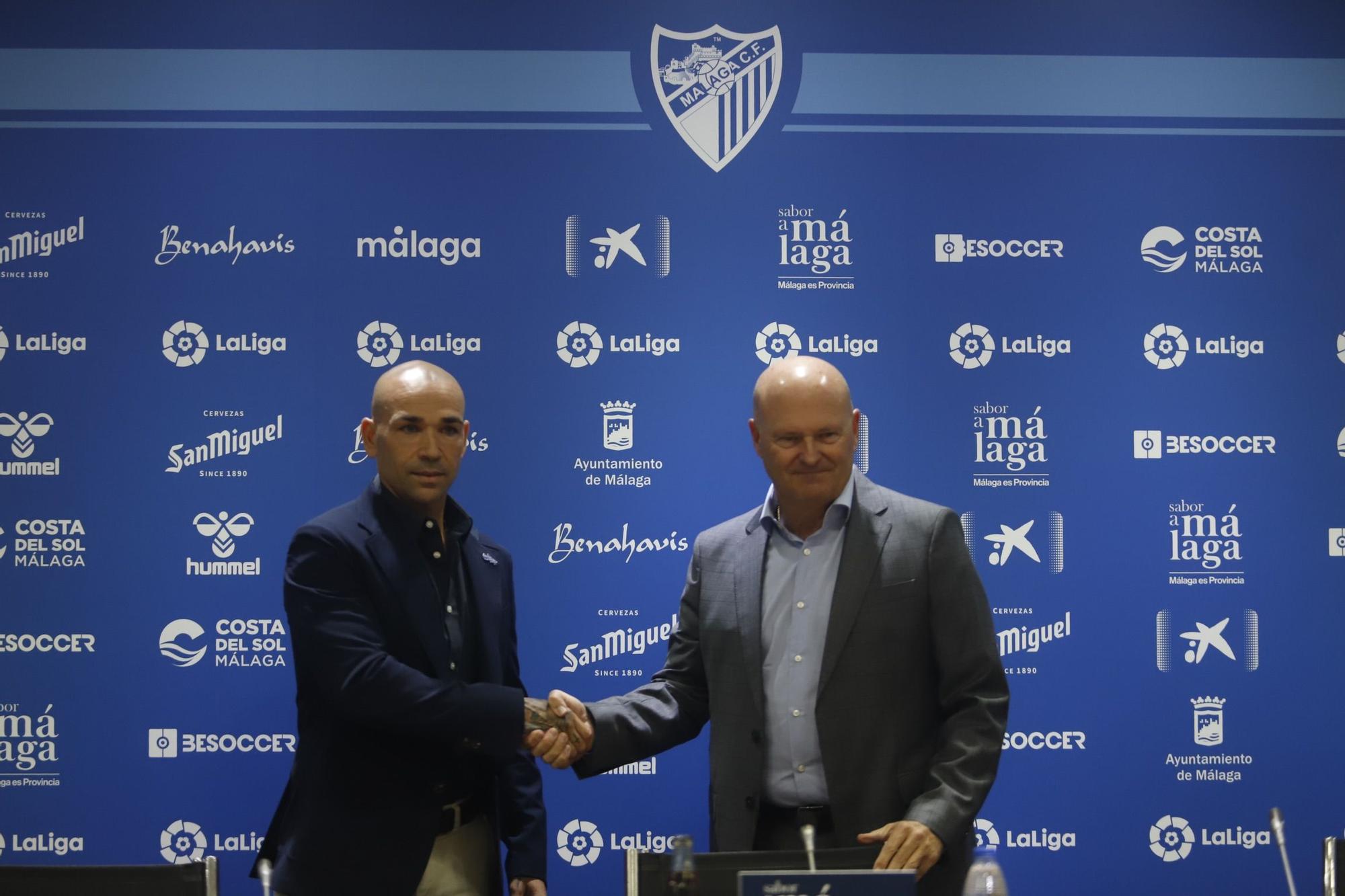 Pepe Mel, presentado como nuevo entrenador del Málaga CF