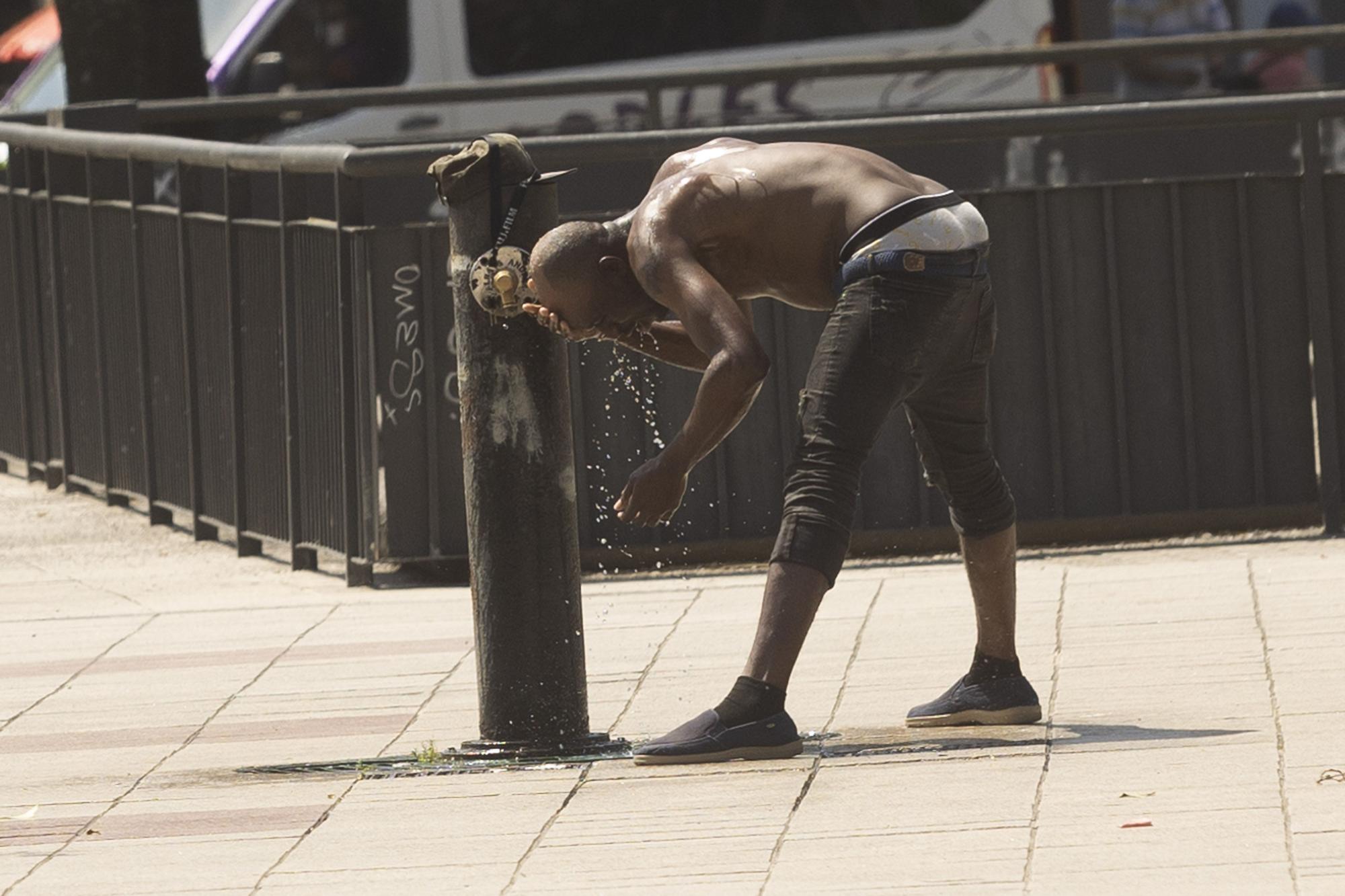 En imágenes: Calor en Oviedo