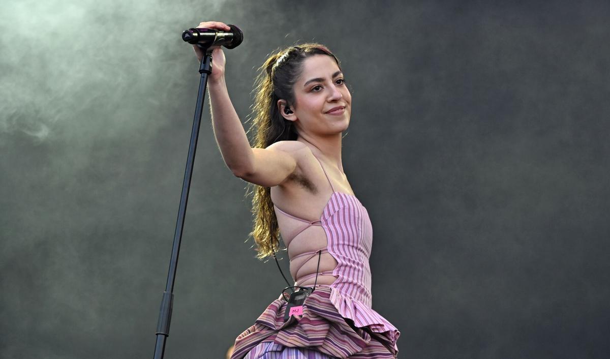 Concierto de Maria Jaume en la fiesta del 150 aniversario de Damm en el Parque del Fòrum