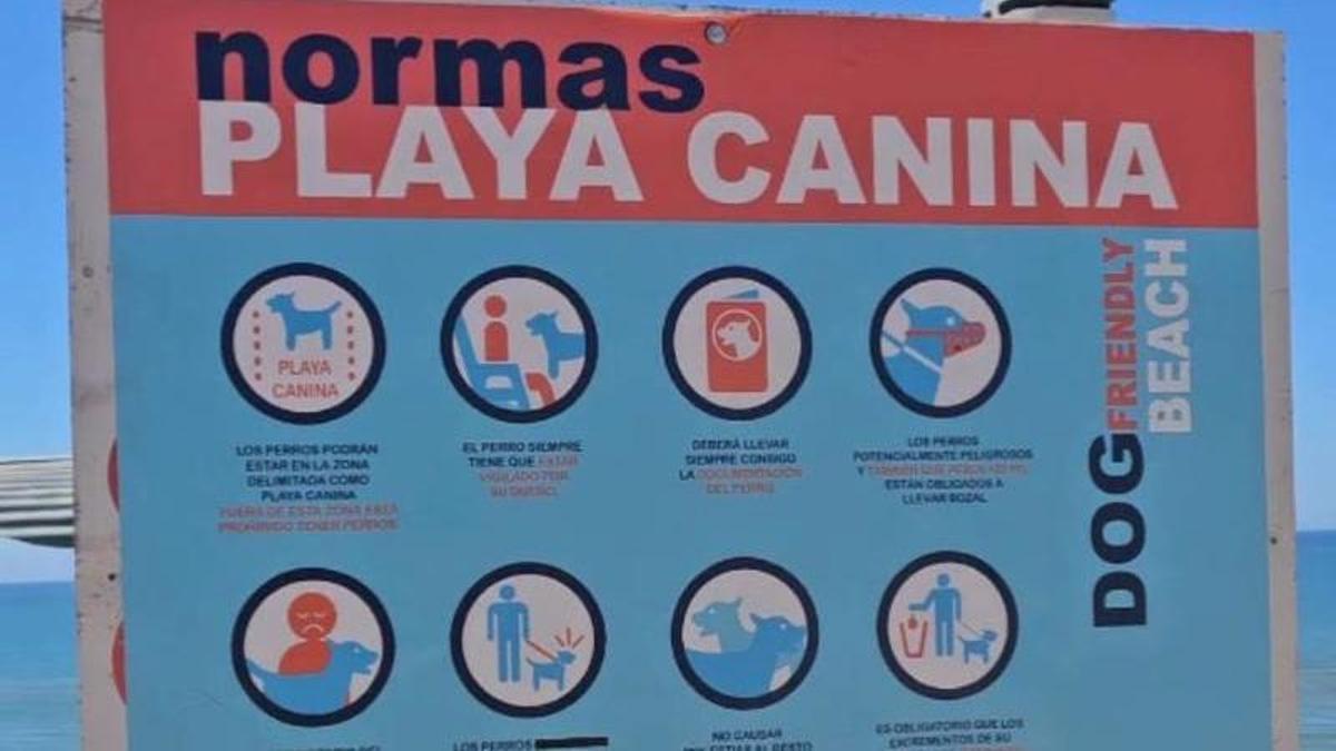 Playa canina de Matalascañas.