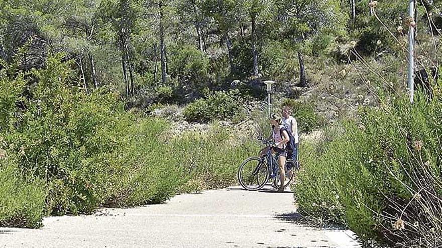 El tramo del Passeig entre Peguera y la rotonda de Cala Figuera ha provocado quejas por su mal estado.