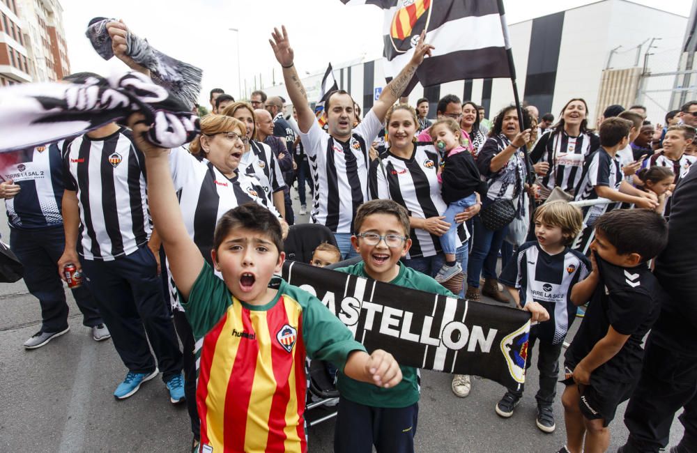 Ambiente previo al partido del CD Castellón