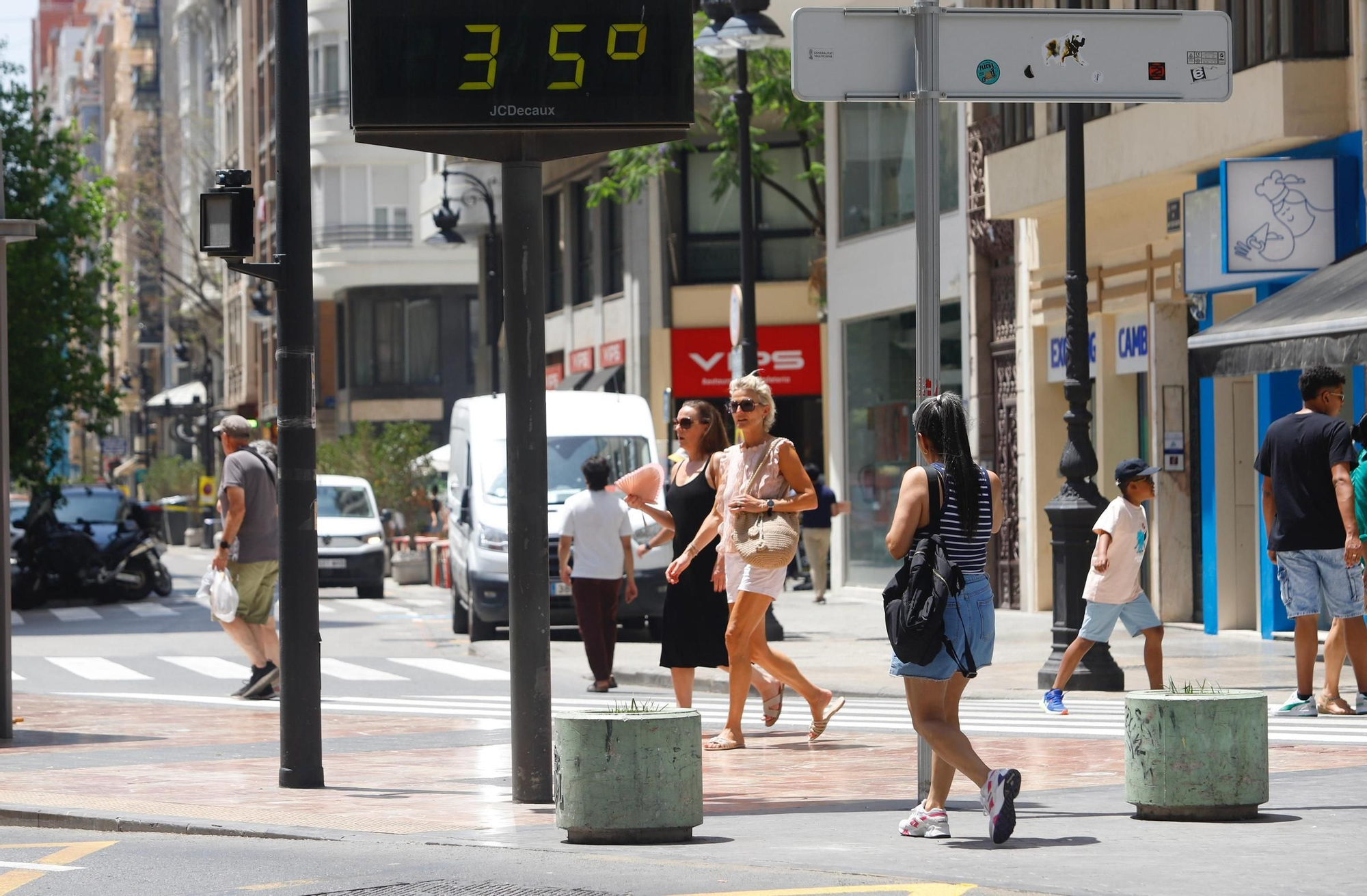 Las altas temperaturas no dan tregua en València
