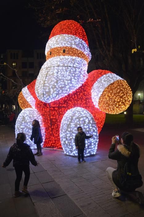 Luces de Navidad en Gijón