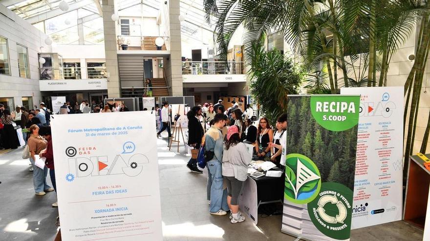 Feira das Ideas en el Fórum Metropolitano