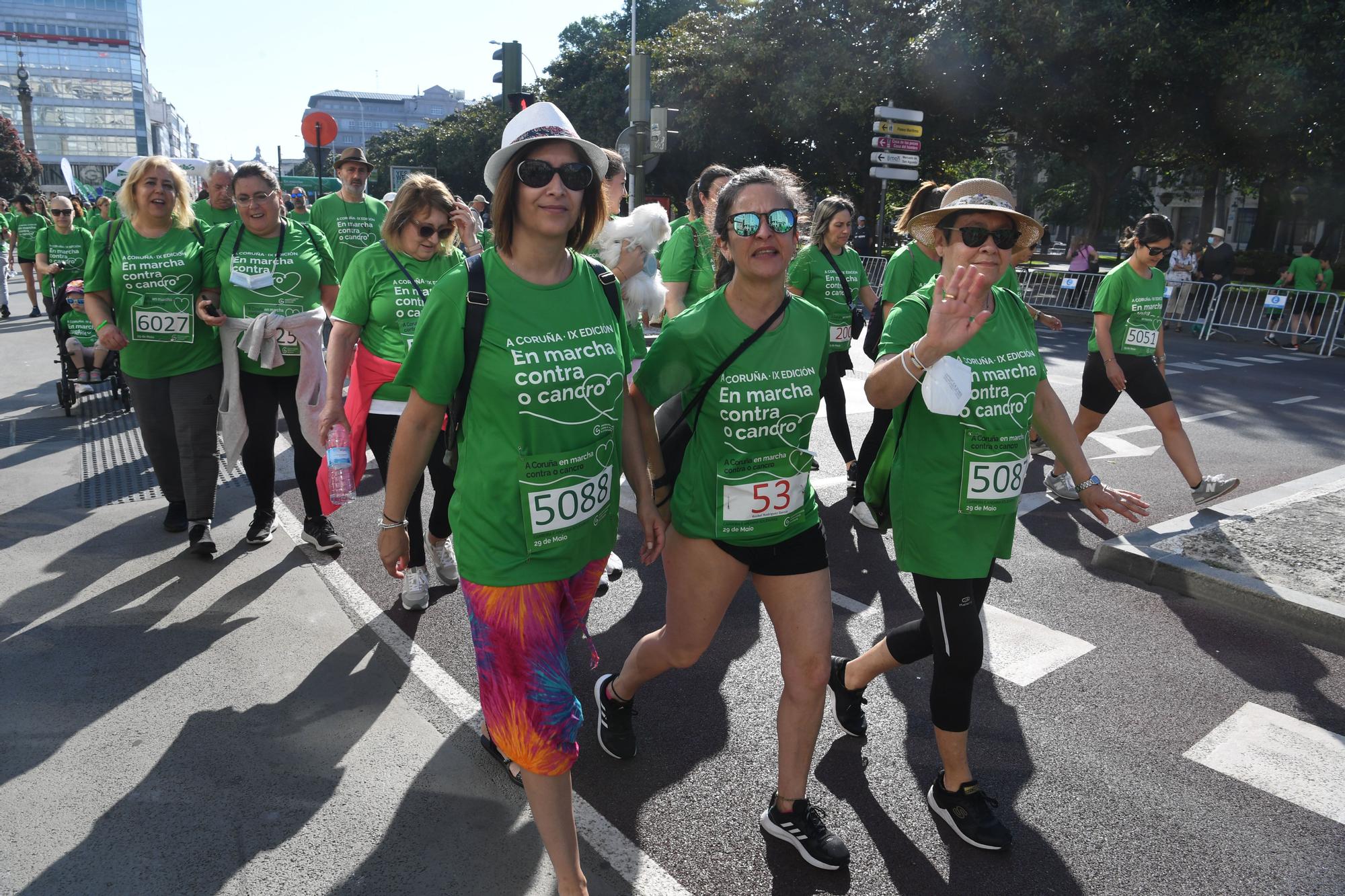 La Carrera contra el Cáncer tiñe de verde la ciudad