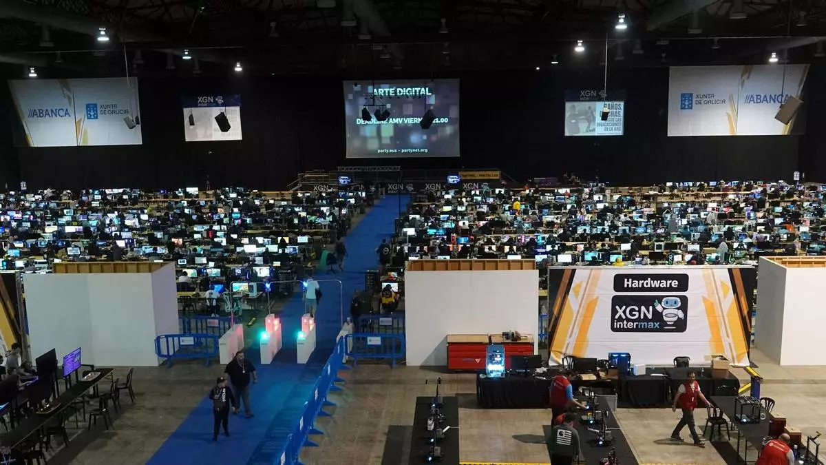 Más de 850 jugadores toman sus puestos en la 'lanparty' más esperada de Galicia