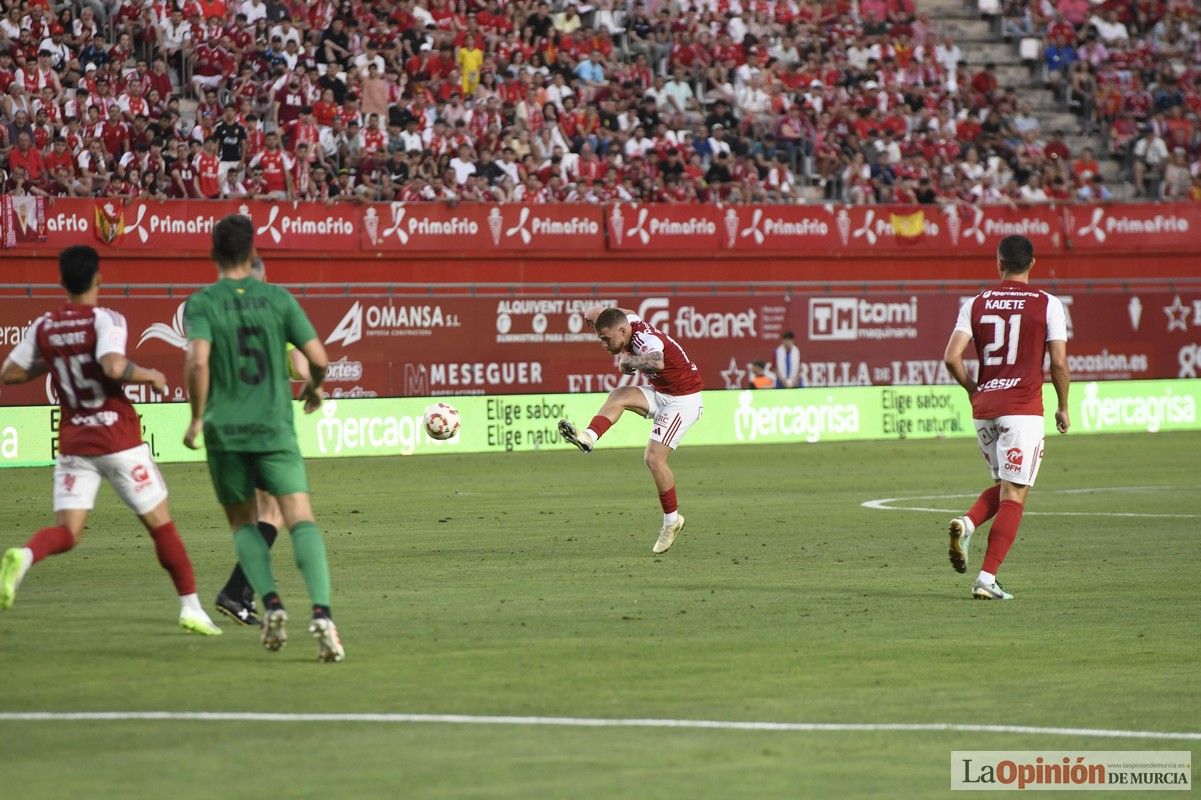 Así fue el encuentro del play off del Real Murcia y el Nástic en la lucha por el ascenso