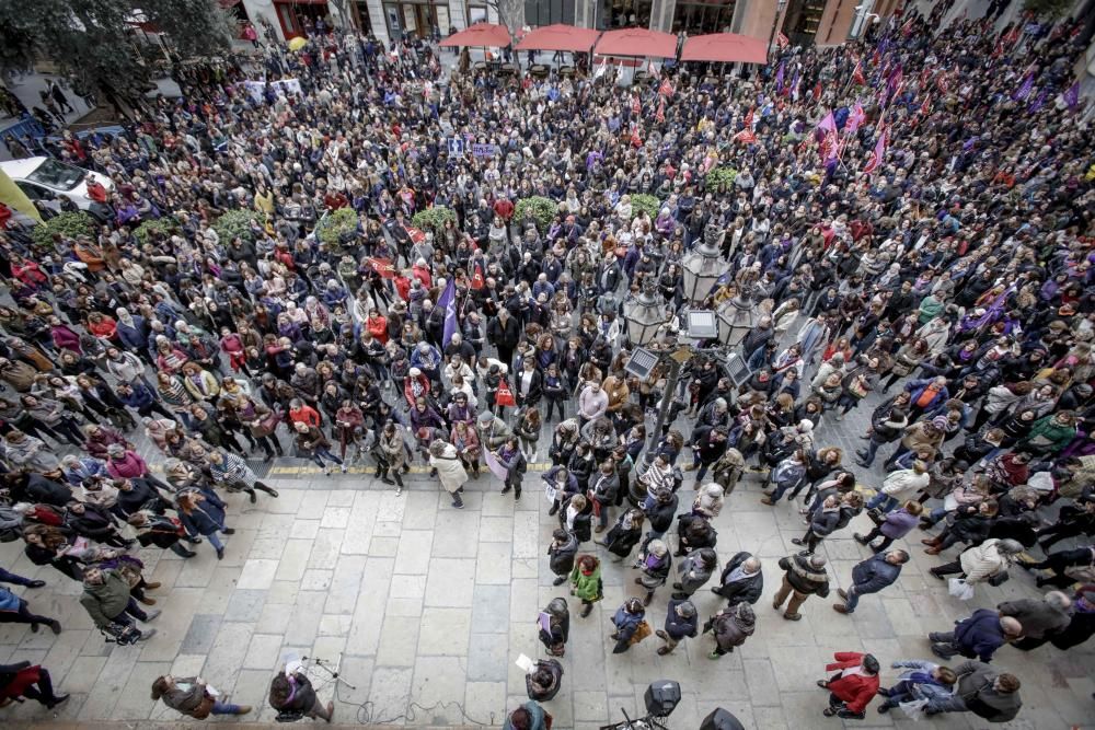 Manifestación en Palma por el Día Internacional de la Mujer