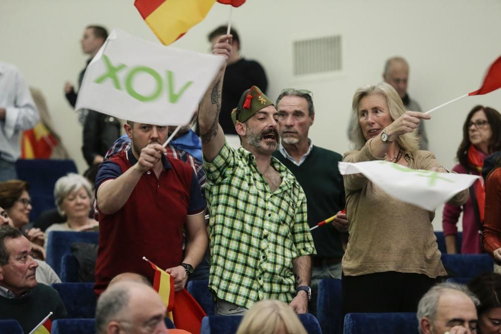 Apertura de campaña de Vox en el Calatrava, en Oviedo