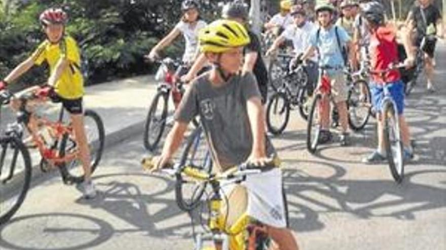 Los del botànic calduch marchan en bici al termet