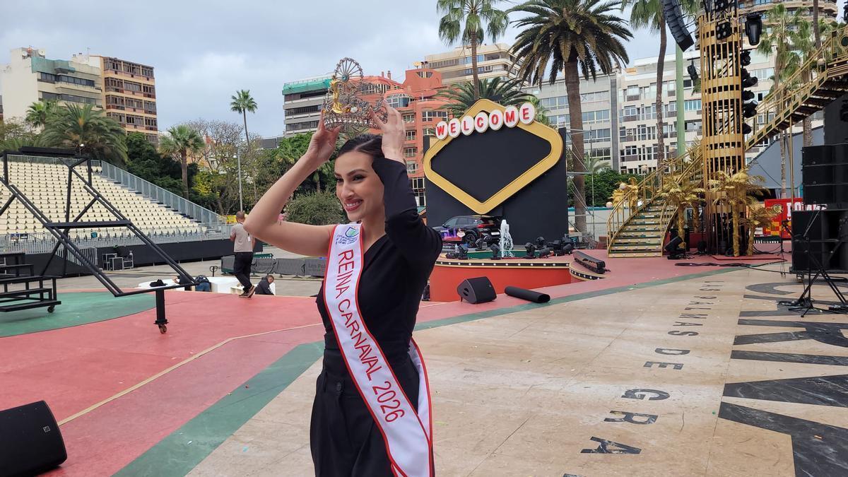Carla Benítez, Reina del Carnaval de Las Palmas de Gran Canaria 2026