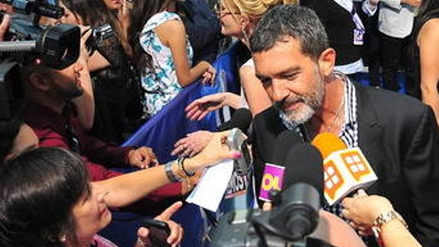 Antonio Banderas durante el acto