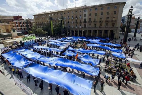 Fotogalería de la protesta contra la privatización del agua