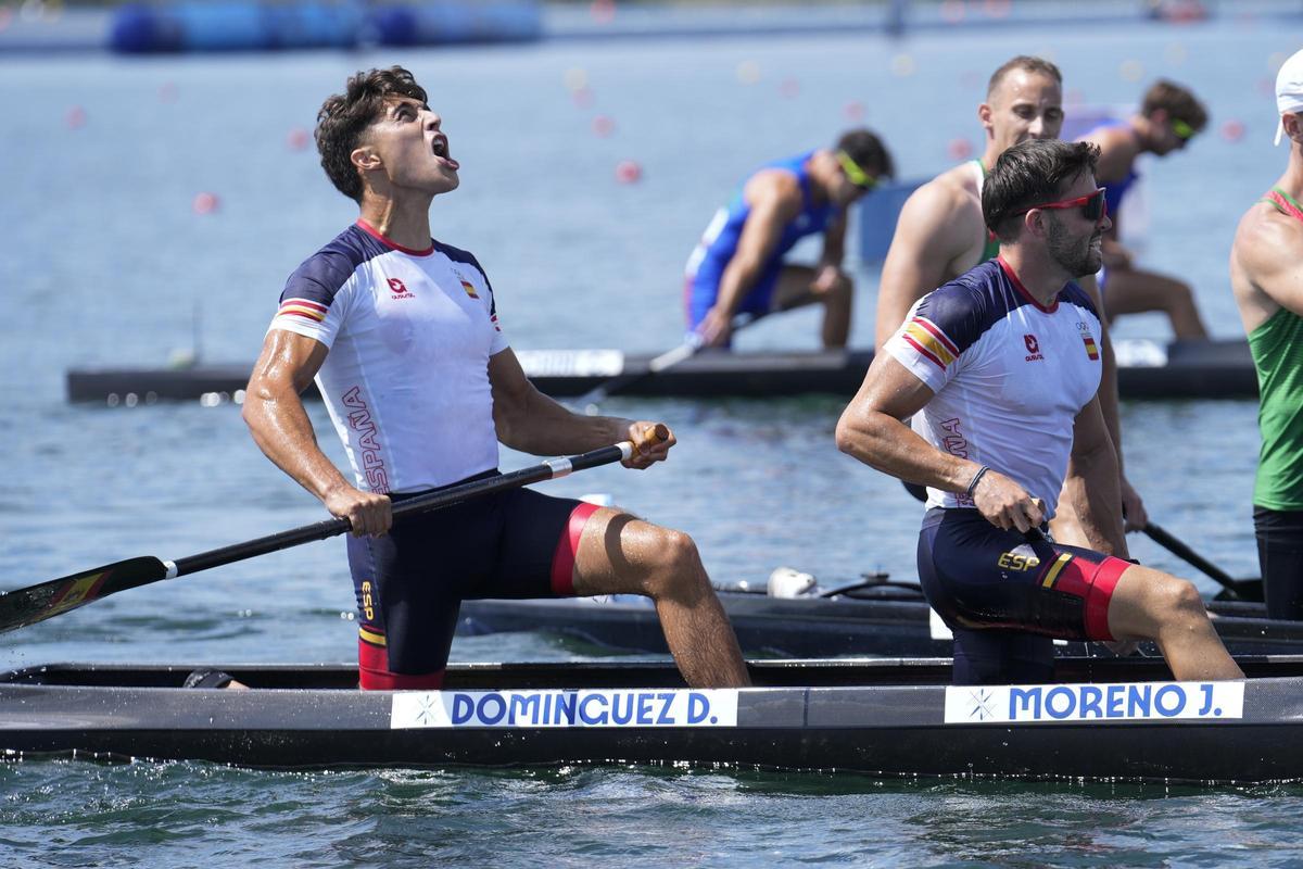 Joan Antoni Moreno y Marcus Cooper, medallas de bronce en C2 500 y K4 500