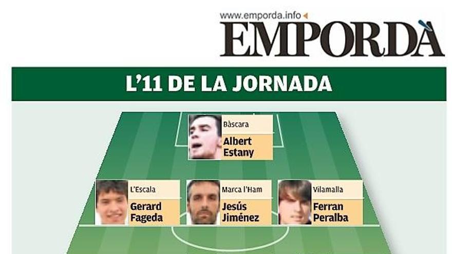 L&#039;equip ideal de la jornada del futbol regional