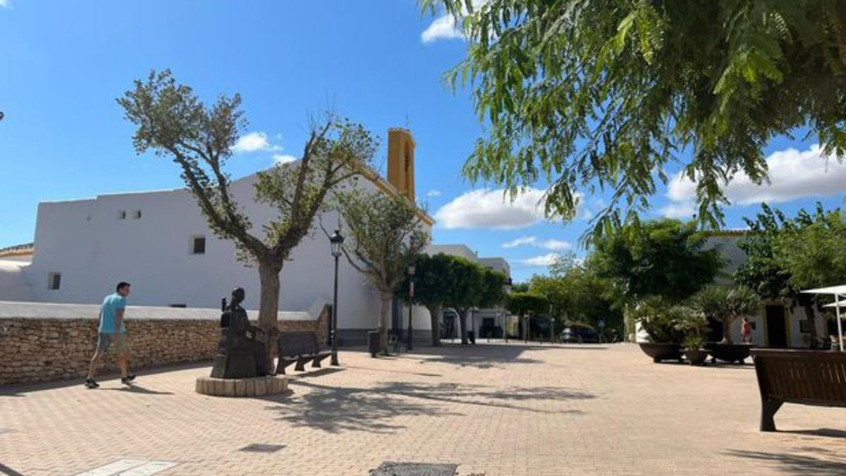 Vista general de la plaza. 