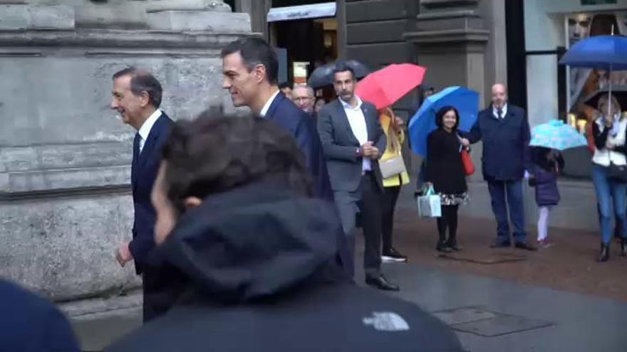 Sánchez se reúne en Italia con el alcalde de Milán