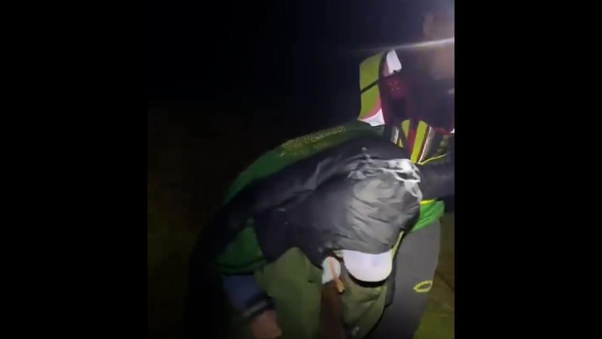 Rescatan con vida a un hombre que llevaba nueve horas desaparecido