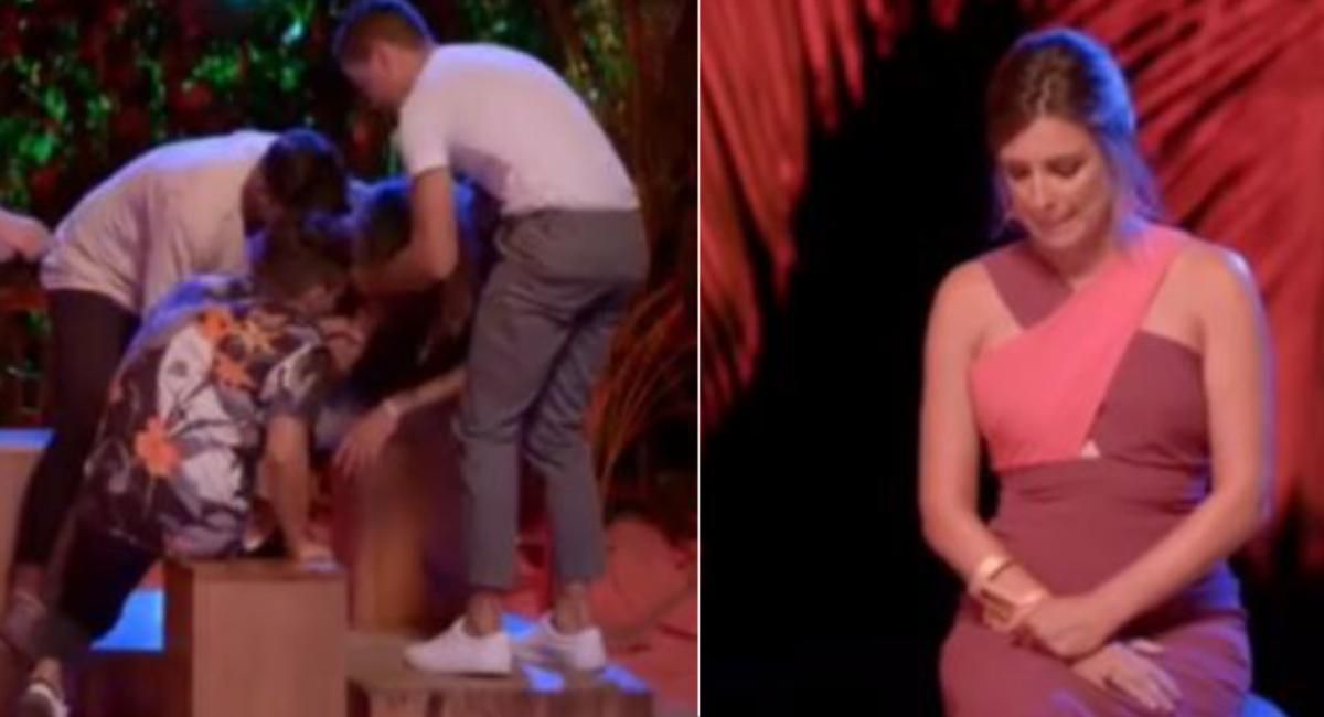La reacción de Raúl al ver los vídeos de su pareja Claudia en 'La isla de las tentaciones'.