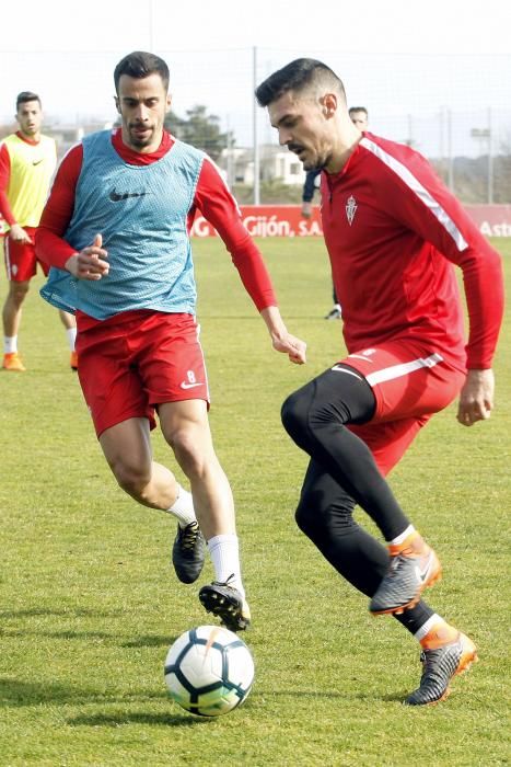 Entrenamiento del Sporting