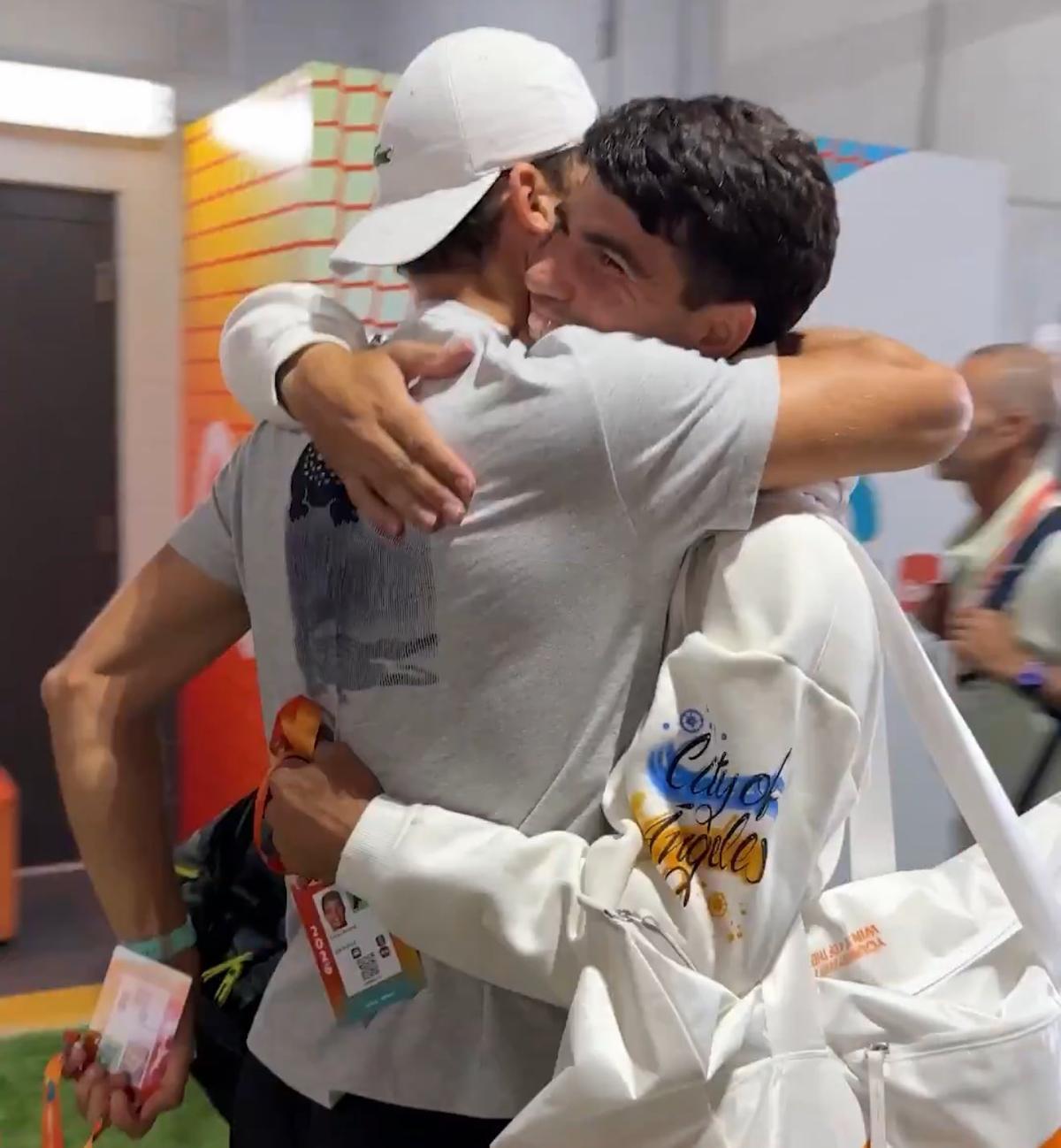 Alcaraz y Dimitrov se encontraron en Miami