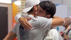 Alcaraz y Dimitrov se encontraron en Miami