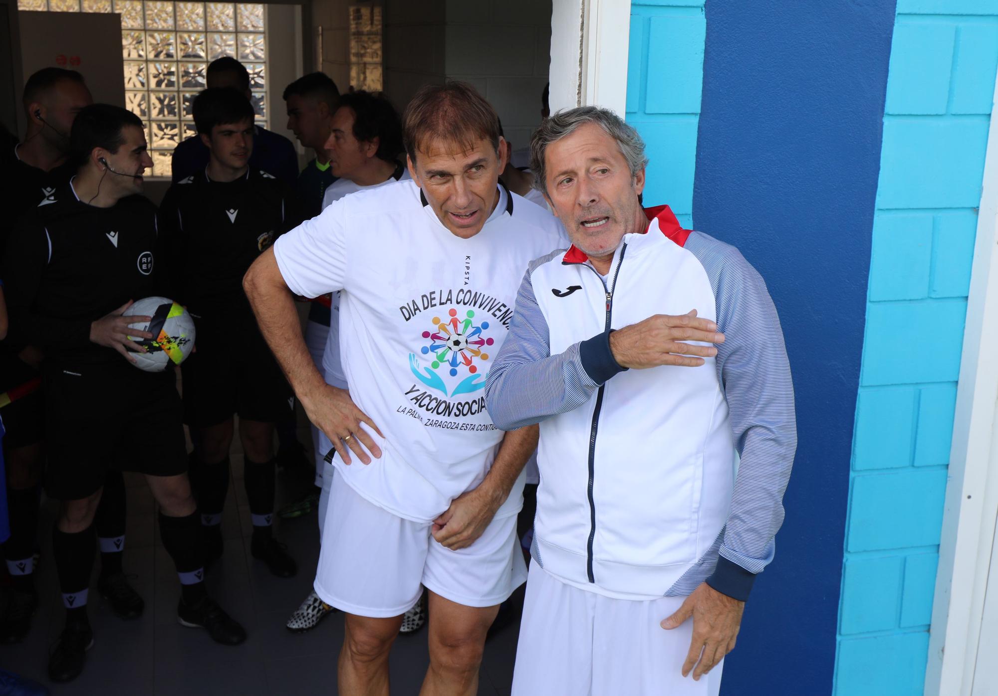 FOTOGALERÍA | Partido famosos contra ciudad de Zaragoza por el día de la Convivencia y la Acción Social