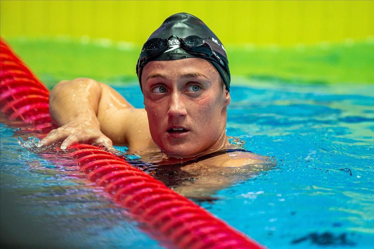 Gwangju (Korea  Republic Of)  22 07 2019 - Mireia Belmonte of Spain reacts after competing in the women s 1500m Freestyle Heats during the Swimming events at the Gwangju 2019 FINA World Championships  Gwangju  South Korea  22 July 2019  (1500 metros  1500 metros  Corea del Sur  Espana) EFE EPA PATRICK B  KRAEMER