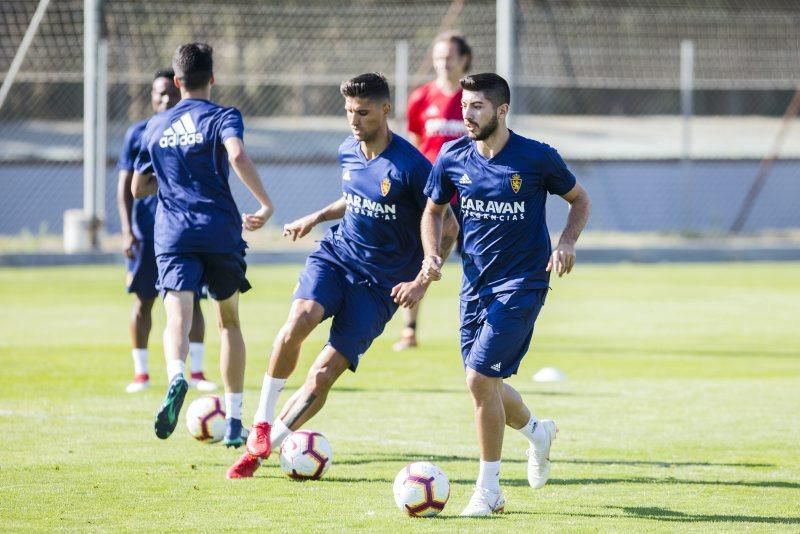 Primer entrenamiento del Real Zaragoza