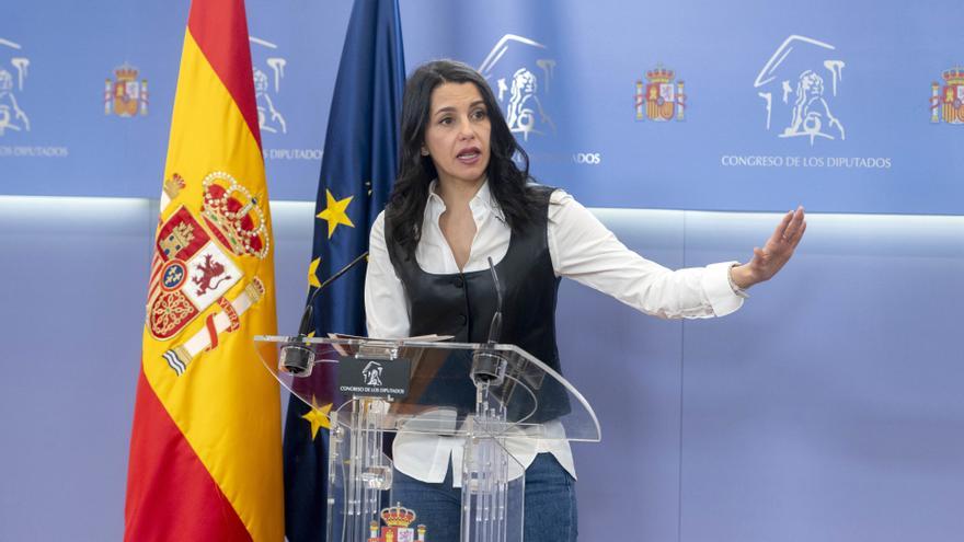 Rueda de prensa de Inés Arrimadas