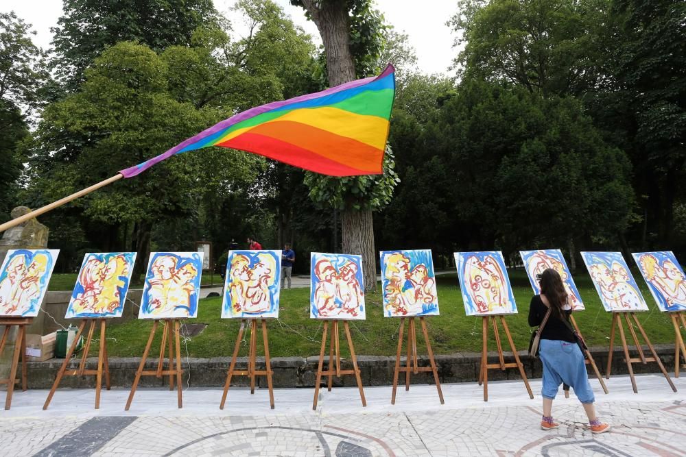 Celebración del Día del Orgullo LGTB en Oviedo