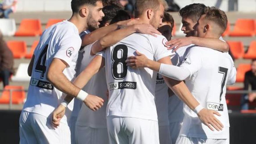 El Mestalla celebra un gol, en una imagen reciente.