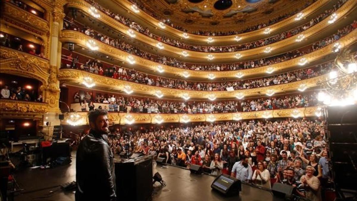 Antonio Orozco en El Liceu.