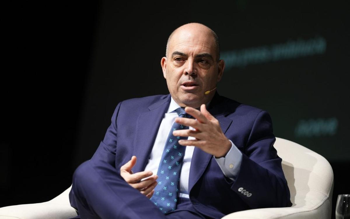 Lorenzo Amor, presidente de ATA, durante su intervención sobre el IVA de los autónomos.