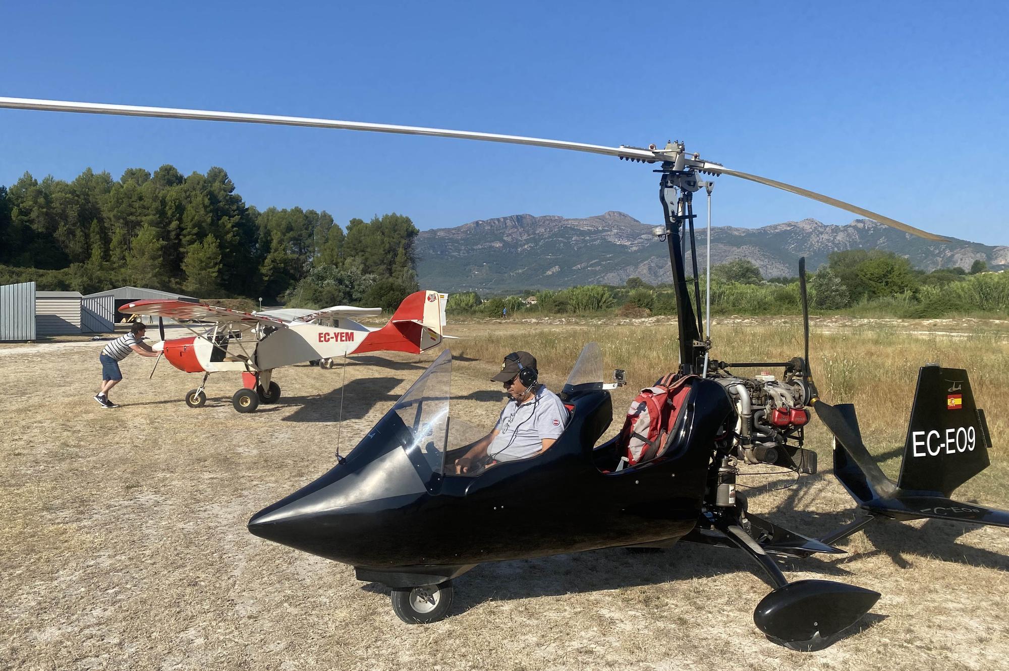 Pilotos en guardia contra los incendios