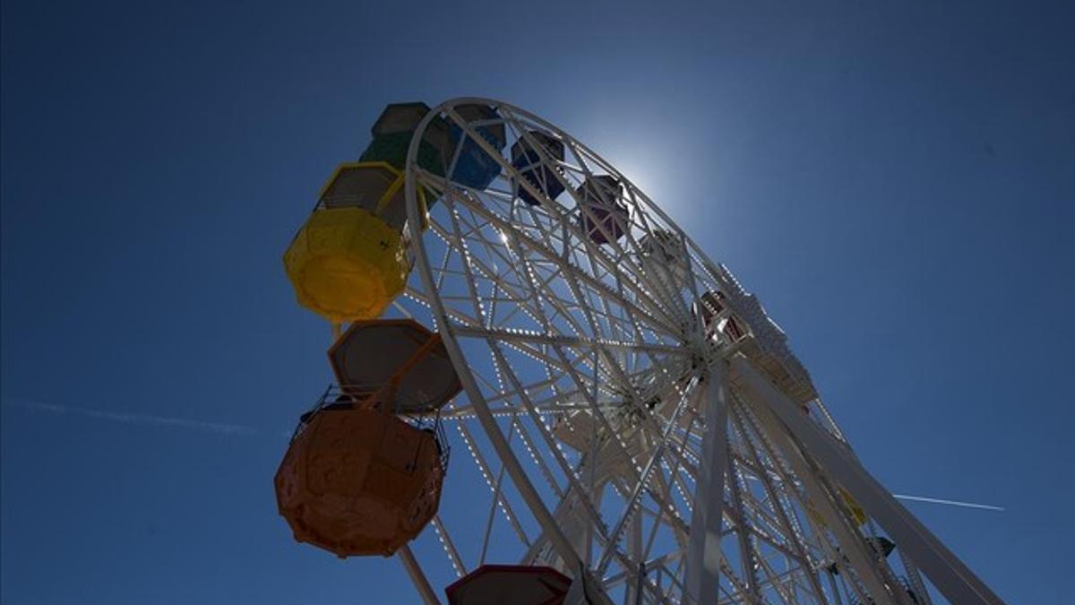 Reapertura de la noria del parque de atracciones del Tibidabo