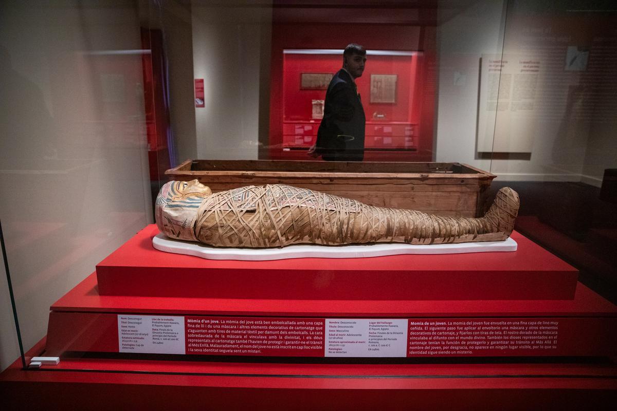 CaixaForum Barcelona descubre la vida de seis momias de Egipto