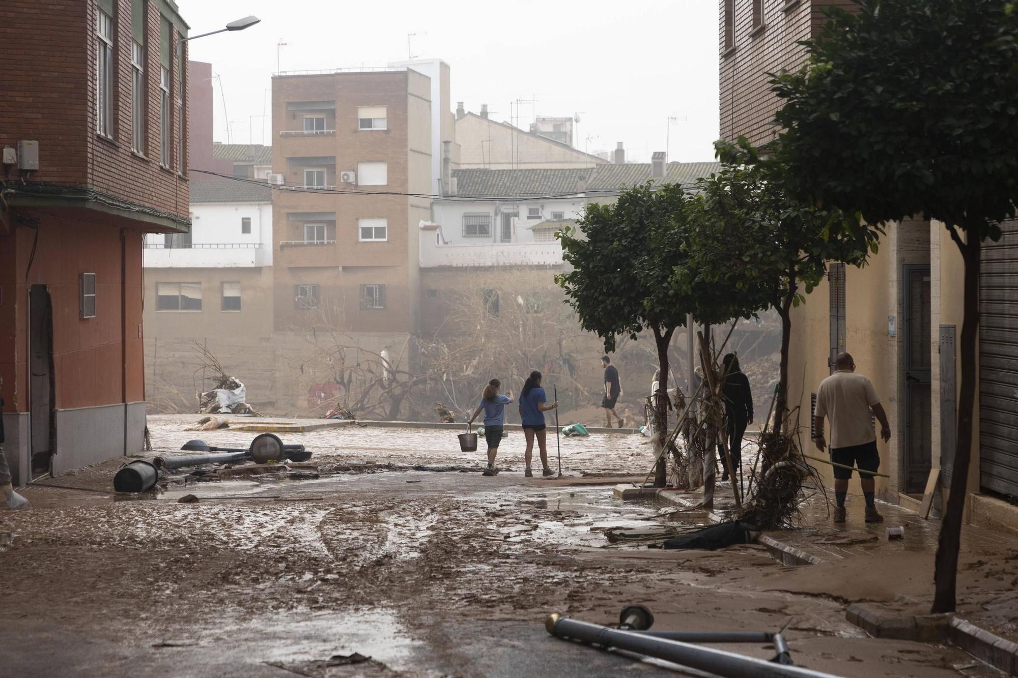 La devastación en Paiporta tras la catástrofe