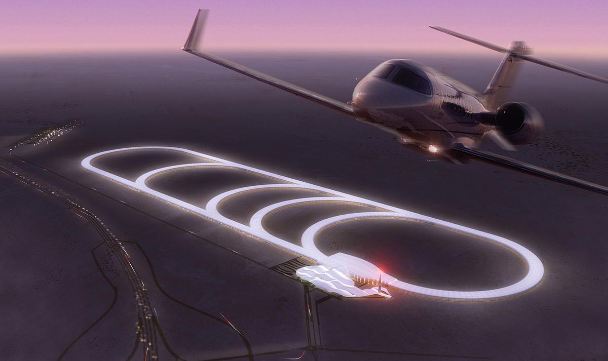 El proyecto del 'camellódromo' en Doha de Fenwick Iribarren Architects.